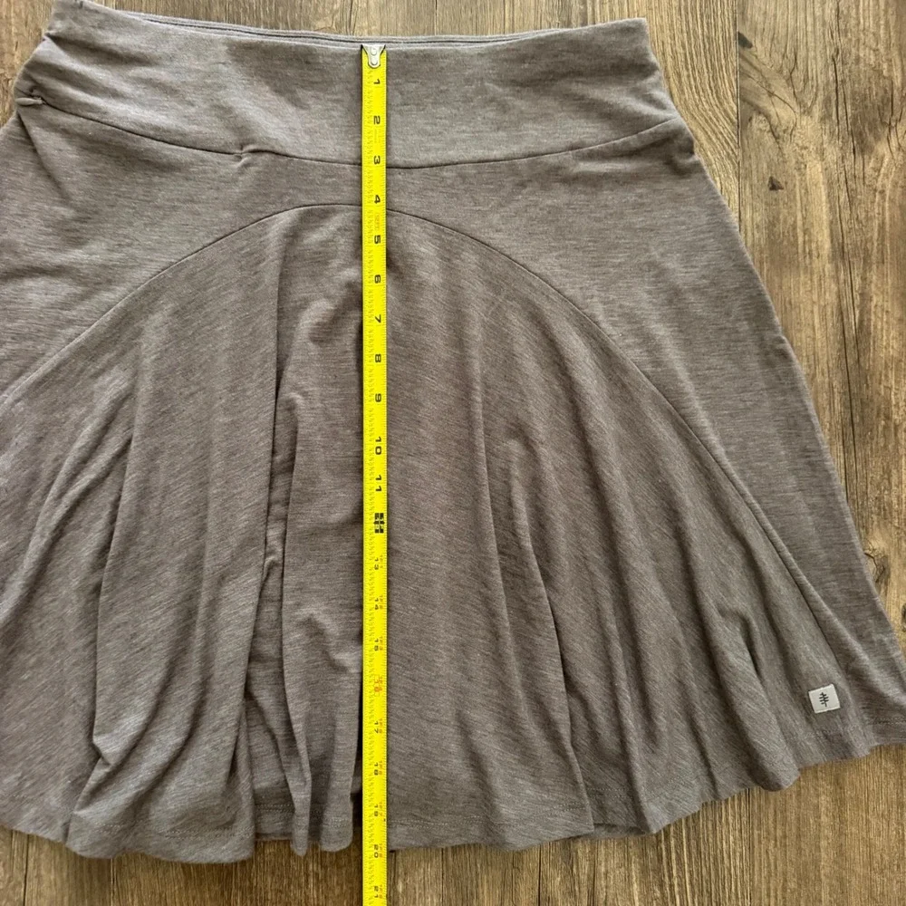 Royal Robbins Jammer Skirt Womens Medium Brown Heathered Stretch Hiking Travel